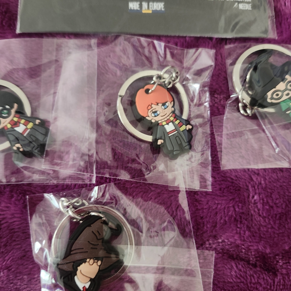 Harry Potter Quidditch Cross Stitch & Keychains Lot - Picture 4 of 6